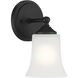 Bronson 1 Light 5 inch Matte Black Wall Sconce Wall Light